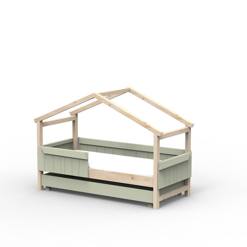 Mathy by Bols 'Star Light Single Model 2' Montessori Einzelbett 90x200cm mit Bettschublade - in 26 Farben erhältlich