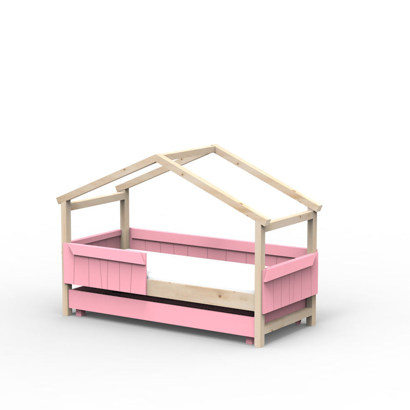 Mathy by Bols 'Star Light Single Model 2' Montessori Einzelbett 90x200cm mit Bettschublade - in 26 Farben erhältlich