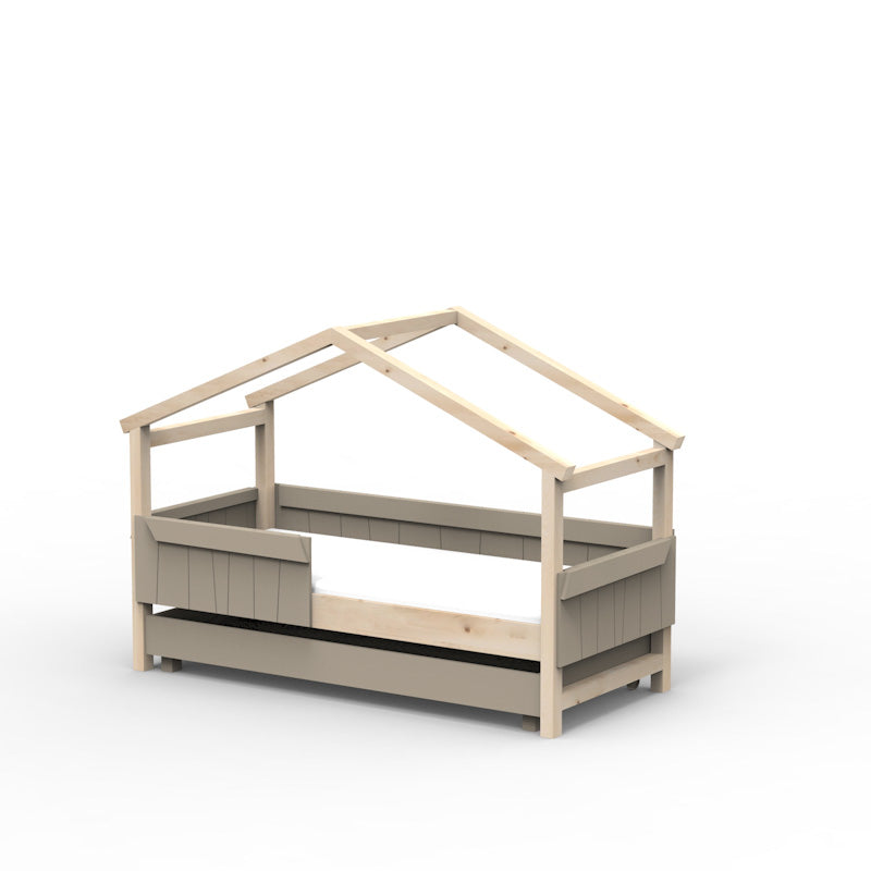 Mathy by Bols 'Star Light Single Model 2' Montessori Einzelbett 90x200cm mit Bettschublade - in 26 Farben erhältlich