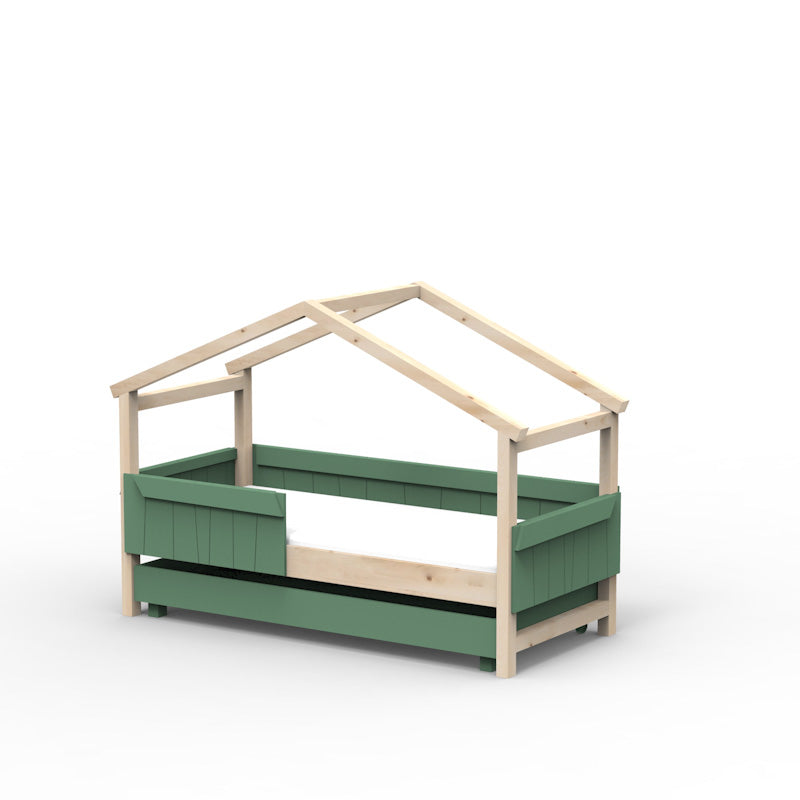 Mathy by Bols 'Star Light Single Model 2' Montessori Einzelbett 90x200cm mit Bettschublade - in 26 Farben erhältlich