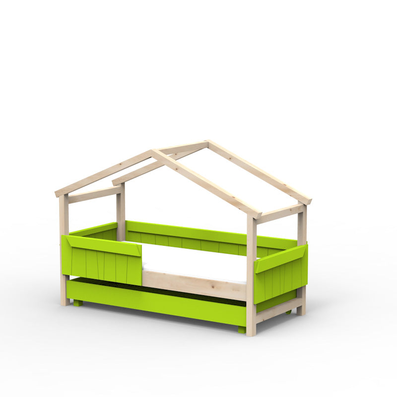 Mathy by Bols 'Star Light Single Model 2' Montessori Einzelbett 90x200cm mit Bettschublade - in 26 Farben erhältlich