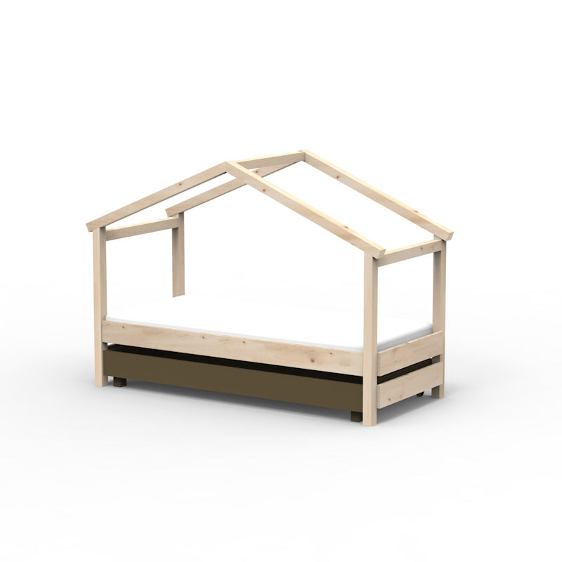 Mathy by Bols 'Star Light Single Model 1' Montessori Einzelbett 90x200cm mit Bettschublade - in 26 Farben erhältlich