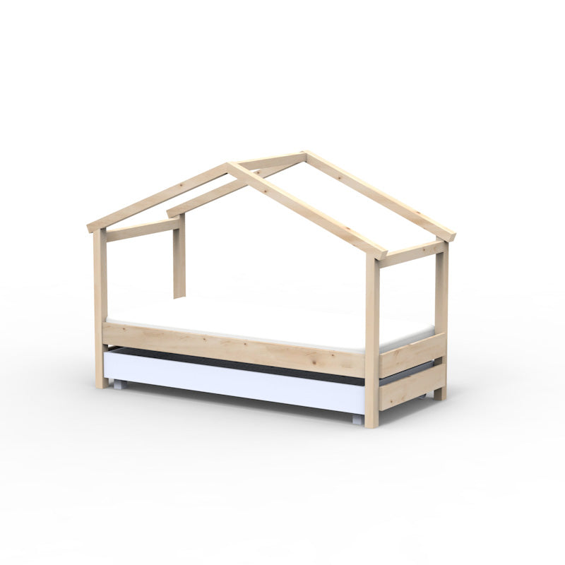 Mathy by Bols 'Star Light Single Model 1' Montessori Einzelbett 90x200cm mit Bettschublade - in 26 Farben erhältlich