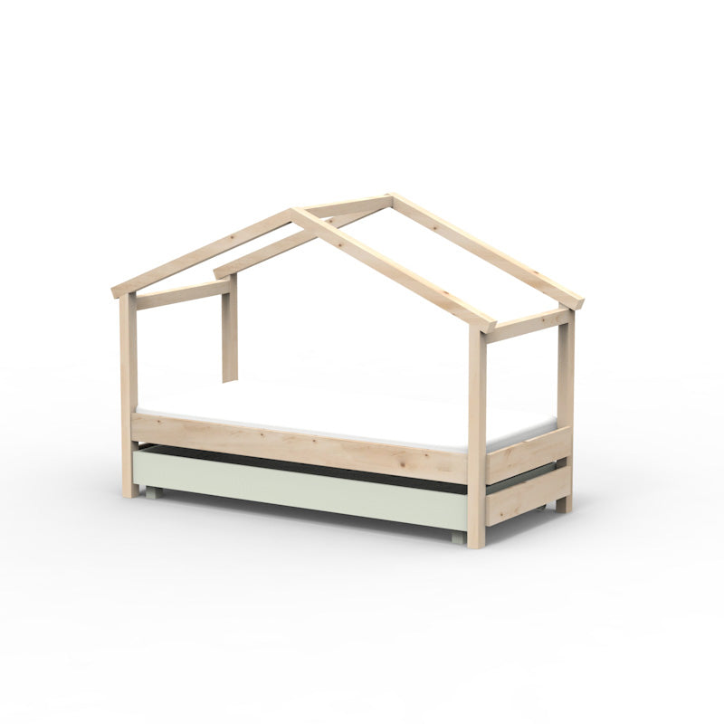 Mathy by Bols 'Star Light Single Model 1' Montessori Einzelbett 90x200cm mit Bettschublade - in 26 Farben erhältlich