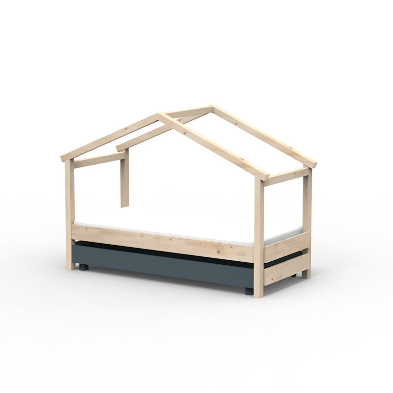 Mathy by Bols 'Star Light Single Model 1' Montessori Einzelbett 90x200cm mit Bettschublade - in 26 Farben erhältlich