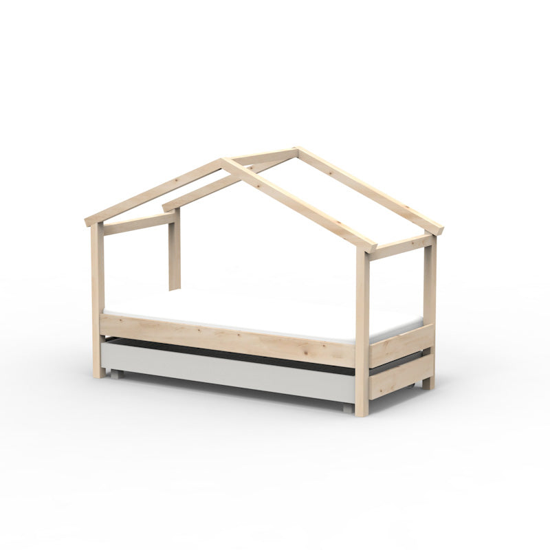 Mathy by Bols 'Star Light Single Model 1' Montessori Einzelbett 90x200cm mit Bettschublade - in 26 Farben erhältlich