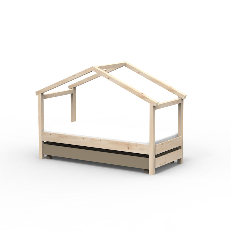 Mathy by Bols 'Star Light Single Model 1' Montessori Einzelbett 90x200cm mit Bettschublade - in 26 Farben erhältlich