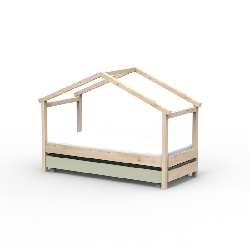 Mathy by Bols 'Star Light Single Model 1' Montessori Einzelbett 90x200cm mit Bettschublade - in 26 Farben erhältlich