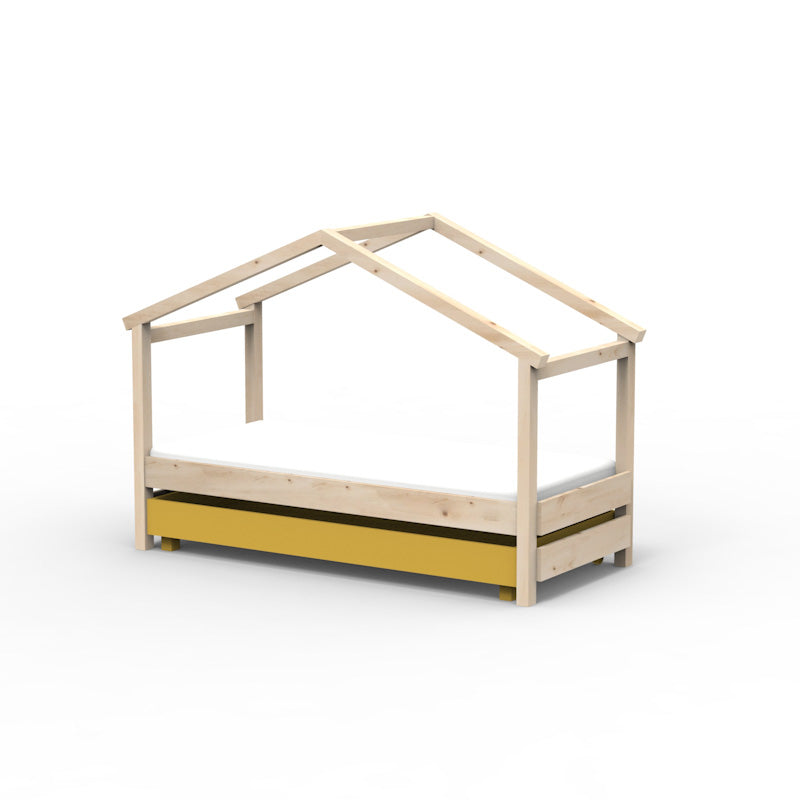 Mathy by Bols 'Star Light Single Model 1' Montessori Einzelbett 90x200cm mit Bettschublade - in 26 Farben erhältlich