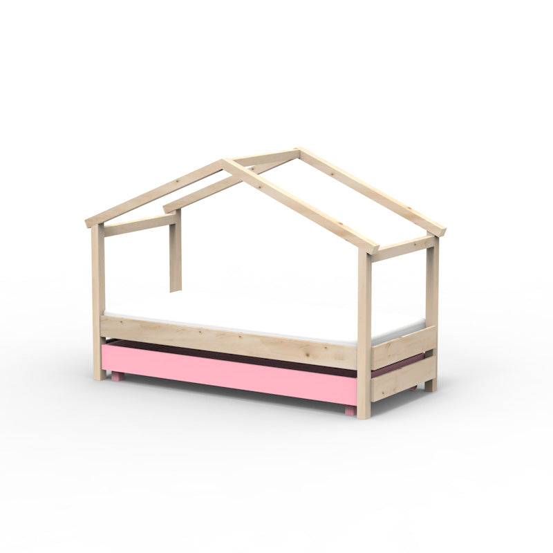 Mathy by Bols 'Star Light Single Model 1' Montessori Einzelbett 90x200cm mit Bettschublade - in 26 Farben erhältlich