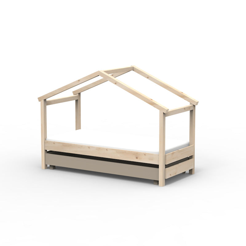 Mathy by Bols 'Star Light Single Model 1' Montessori Einzelbett 90x200cm mit Bettschublade - in 26 Farben erhältlich