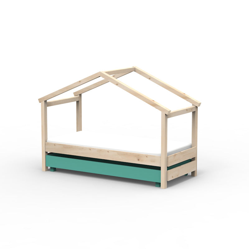 Mathy by Bols 'Star Light Single Model 1' Montessori Einzelbett 90x200cm mit Bettschublade - in 26 Farben erhältlich