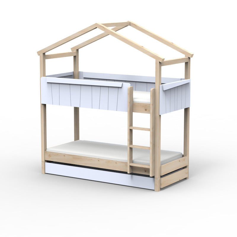 Mathy by Bols 'Star Light Bunkbed Model 1' Montessori Stockbett 90x200cm mit Bettschublade - in 26 Farben erhältlich