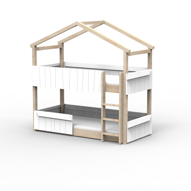 Mathy by Bols 'Star Light Bunkbed Model 2' Montessori Stockbett 90x200cm - in 26 Farben erhältlich