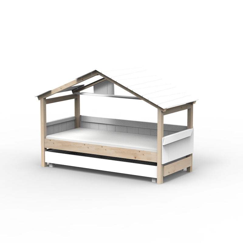 Mathy by Bols 'Star Light Single Model 3' Montessori Einzelbett 90x200cm mit Bettschublade - in 26 Farben erhältlich