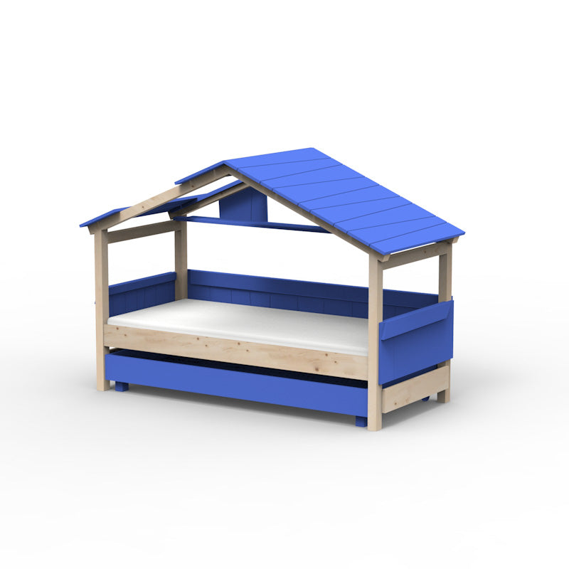 Mathy by Bols 'Star Light Single Model 3' Montessori Einzelbett 90x200cm mit Bettschublade - in 26 Farben erhältlich