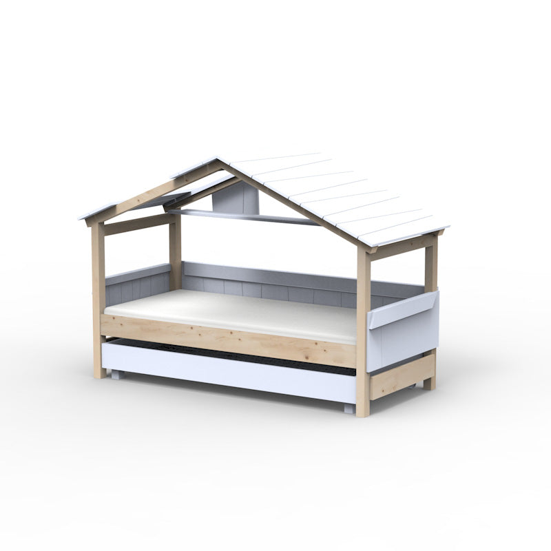 Mathy by Bols 'Star Light Single Model 3' Montessori Einzelbett 90x200cm mit Bettschublade - in 26 Farben erhältlich