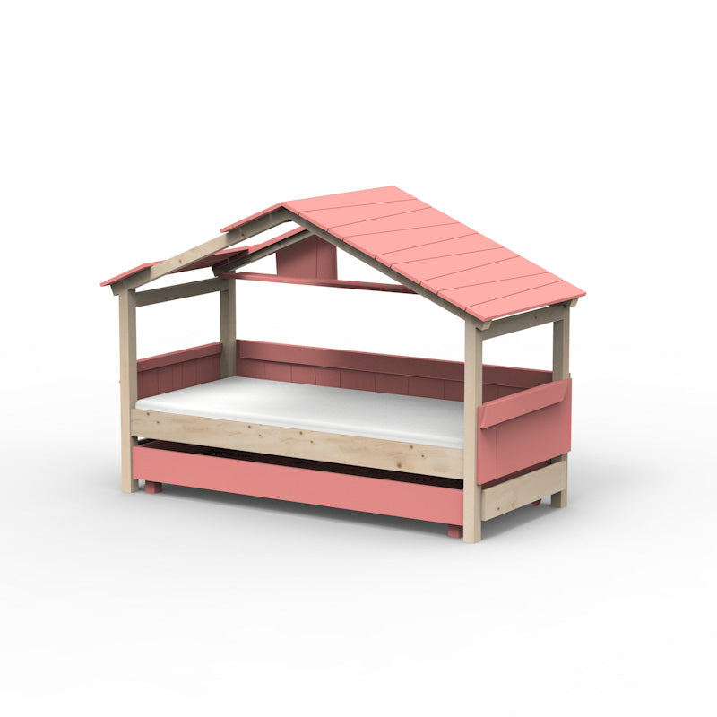 Mathy by Bols 'Star Light Single Model 3' Montessori Einzelbett 90x200cm mit Bettschublade - in 26 Farben erhältlich