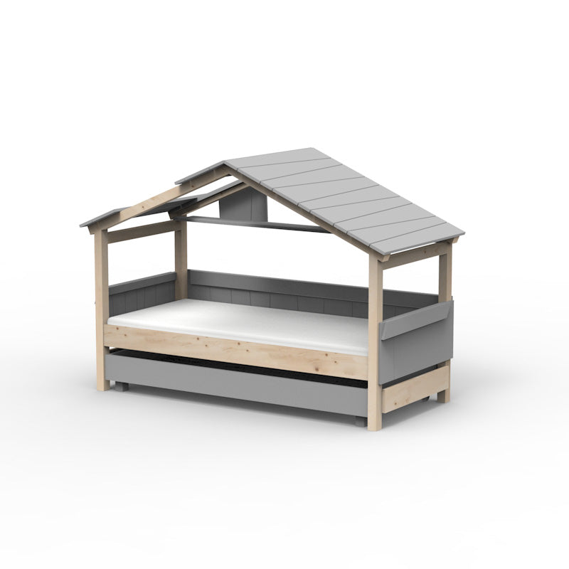 Mathy by Bols 'Star Light Single Model 3' Montessori Einzelbett 90x200cm mit Bettschublade - in 26 Farben erhältlich