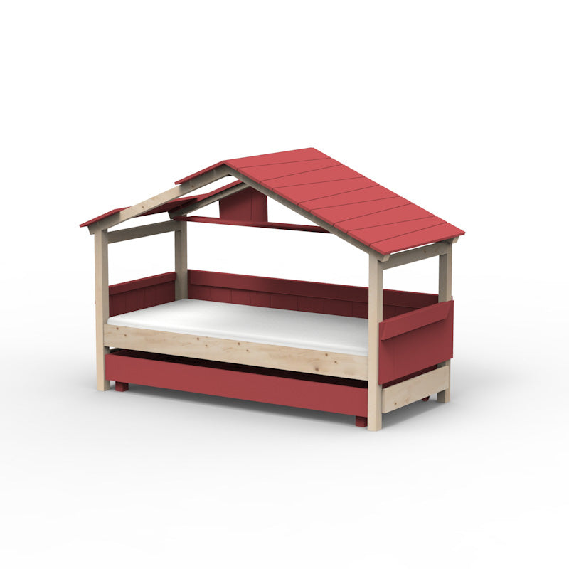 Mathy by Bols 'Star Light Single Model 3' Montessori Einzelbett 90x200cm mit Bettschublade - in 26 Farben erhältlich