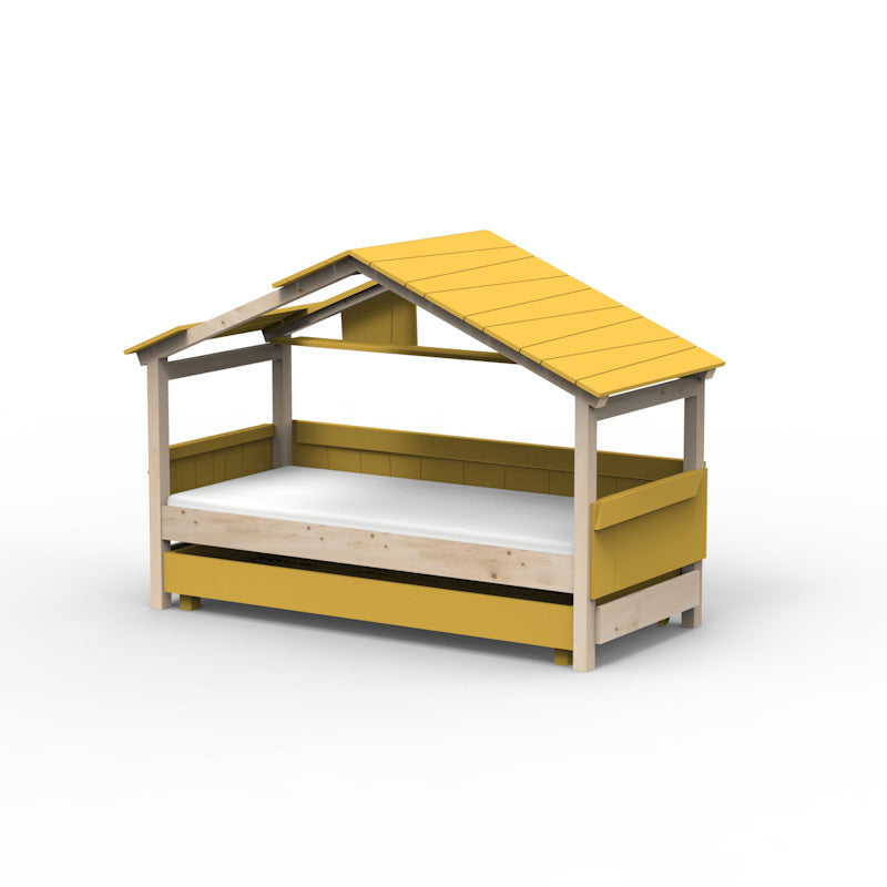 Mathy by Bols 'Star Light Single Model 3' Montessori Einzelbett 90x200cm mit Bettschublade - in 26 Farben erhältlich