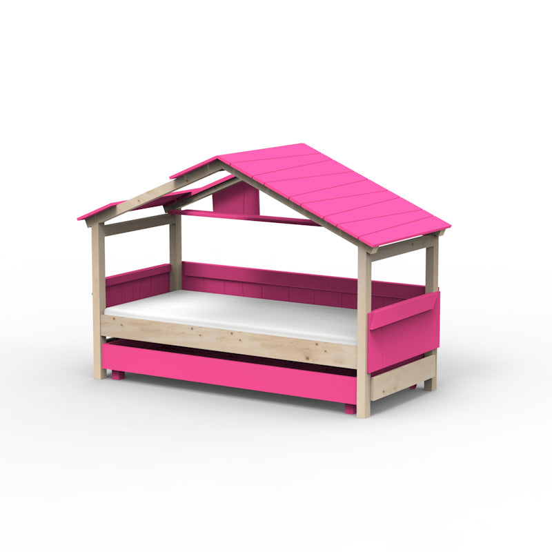 Mathy by Bols 'Star Light Single Model 3' Montessori Einzelbett 90x200cm mit Bettschublade - in 26 Farben erhältlich