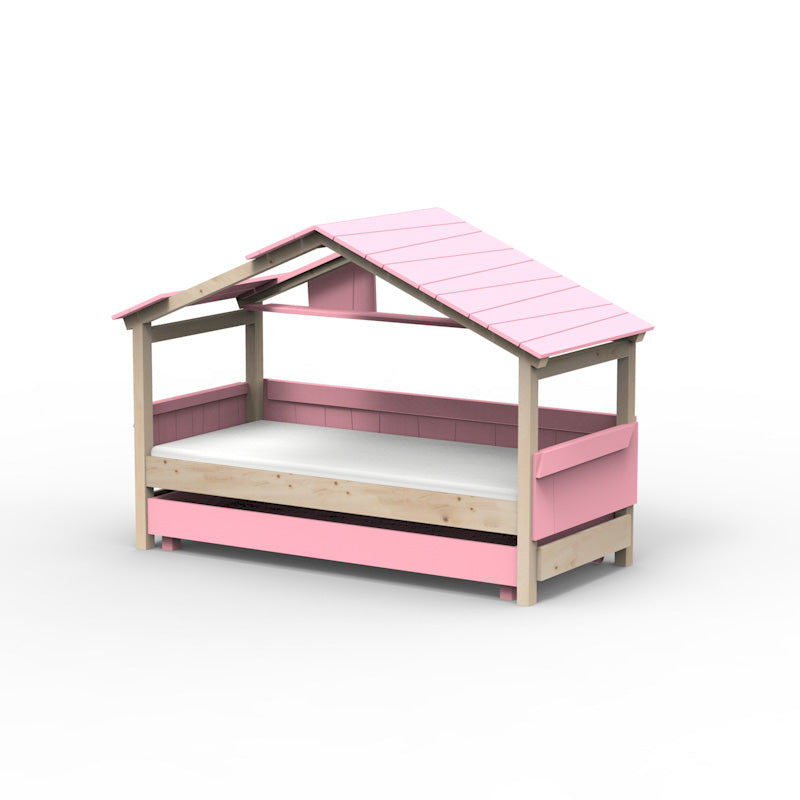 Mathy by Bols 'Star Light Single Model 3' Montessori Einzelbett 90x200cm mit Bettschublade - in 26 Farben erhältlich