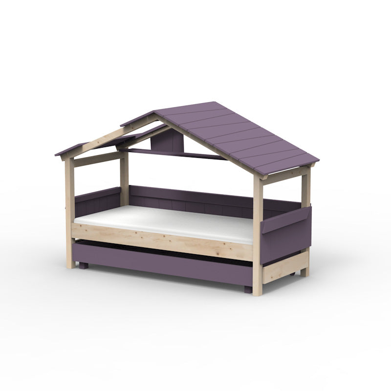 Mathy by Bols 'Star Light Single Model 3' Montessori Einzelbett 90x200cm mit Bettschublade - in 26 Farben erhältlich