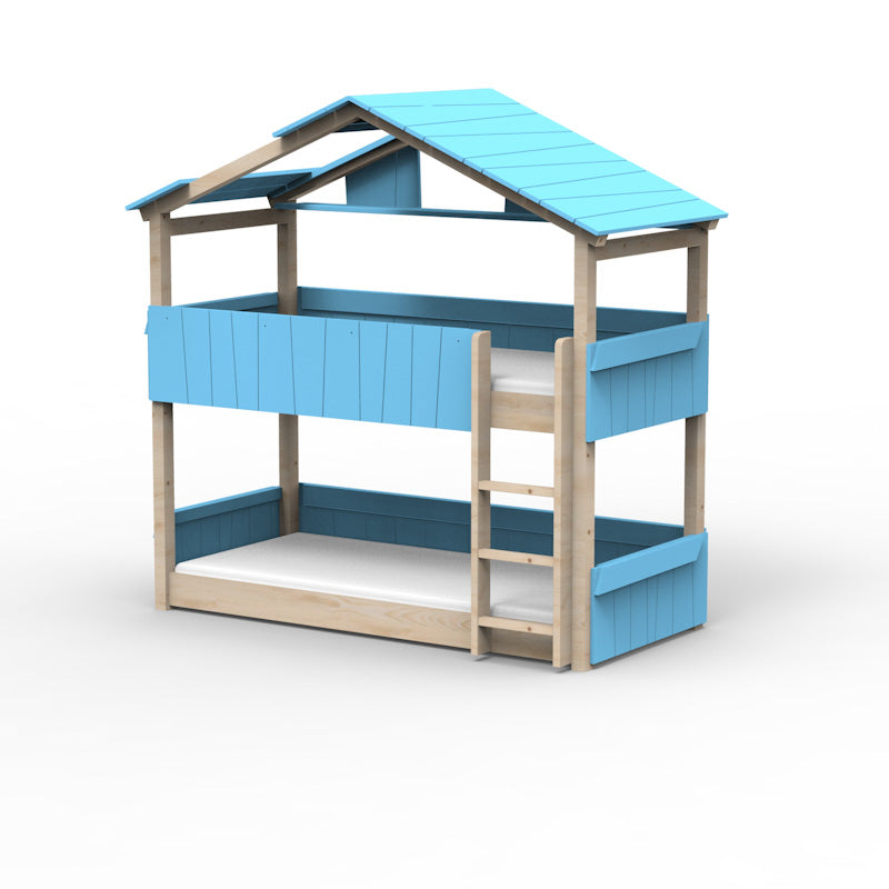 Mathy by Bols 'Star Light Bunkbed Model 3' Montessori Stockbett 90x200cm - in 26 Farben erhältlich