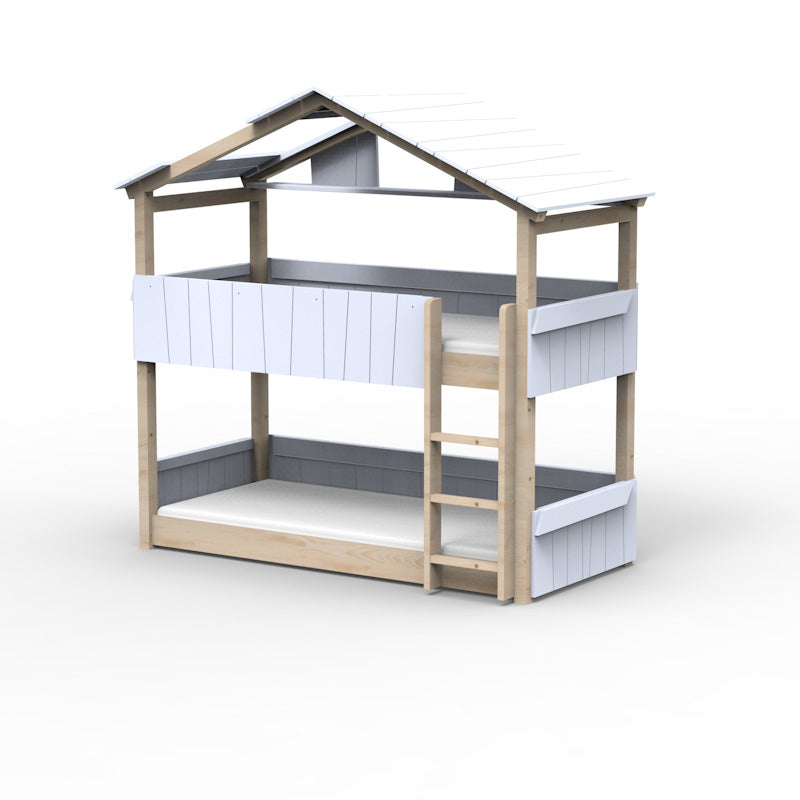 Mathy by Bols 'Star Light Bunkbed Model 3' Montessori Stockbett 90x200cm - in 26 Farben erhältlich