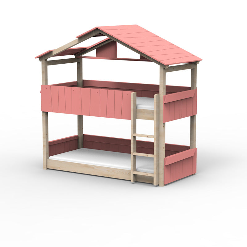 Mathy by Bols 'Star Light Bunkbed Model 3' Montessori Stockbett 90x200cm - in 26 Farben erhältlich