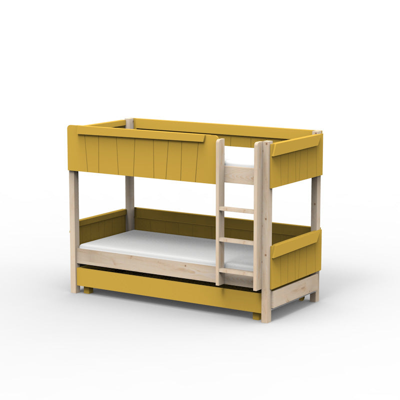 Mathy by Bols 'Star Light Base Bunkbed' Montessori Stockbett 90x200cm mit Bettschublade - in 26 Farben erhältlich