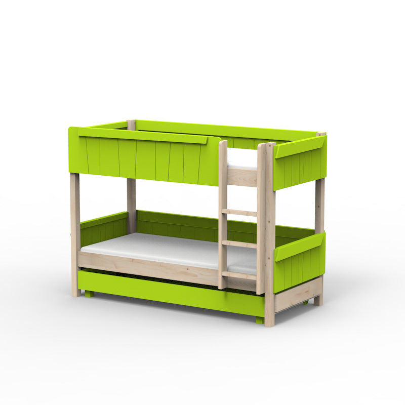 Mathy by Bols 'Star Light Base Bunkbed' Montessori Stockbett 90x200cm mit Bettschublade - in 26 Farben erhältlich