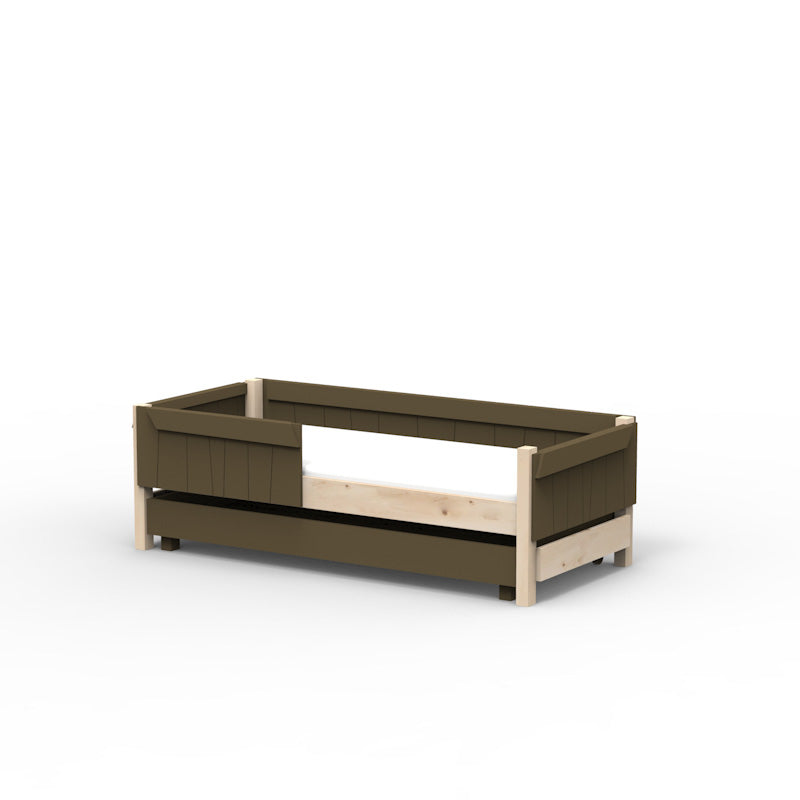 Mathy by Bols 'Star Light Base' Montessori Einzelbett 90x200cm mit Bettschublade - in 26 Farben erhältlich