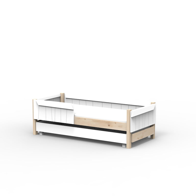 Mathy by Bols 'Star Light Base' Montessori Einzelbett 90x200cm mit Bettschublade - in 26 Farben erhältlich