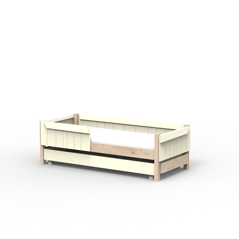 Mathy by Bols 'Star Light Base' Montessori Einzelbett 90x200cm mit Bettschublade - in 26 Farben erhältlich