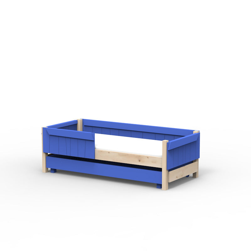 Mathy by Bols 'Star Light Base' Montessori Einzelbett 90x200cm mit Bettschublade - in 26 Farben erhältlich