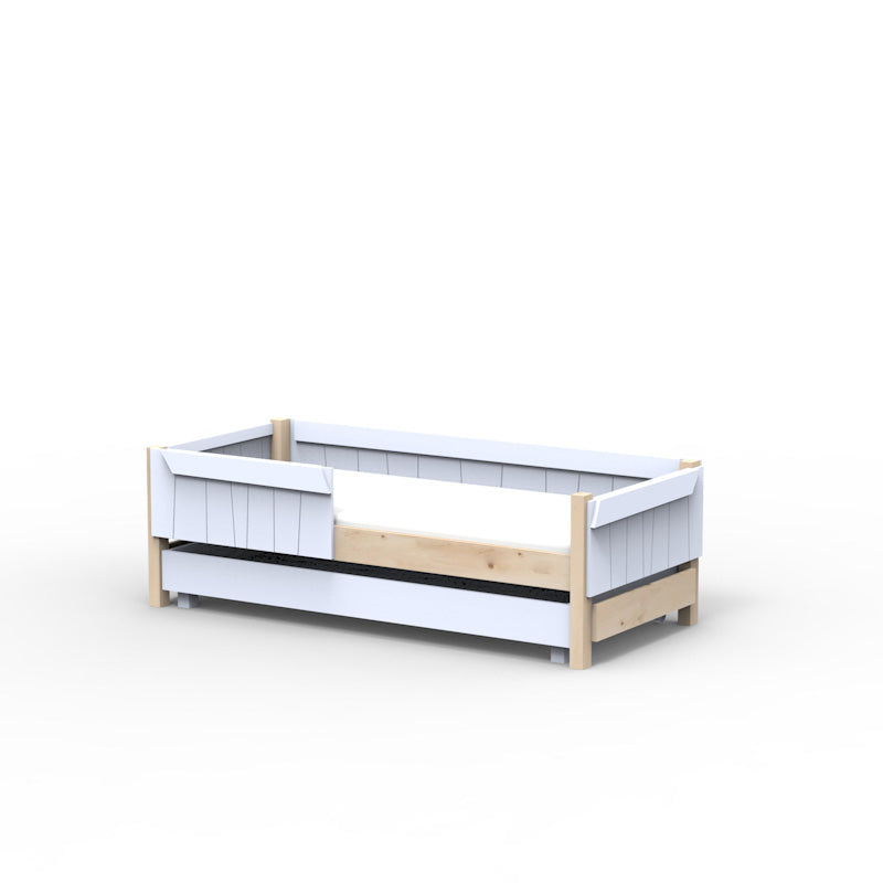 Mathy by Bols 'Star Light Base' Montessori Einzelbett 90x200cm mit Bettschublade - in 26 Farben erhältlich