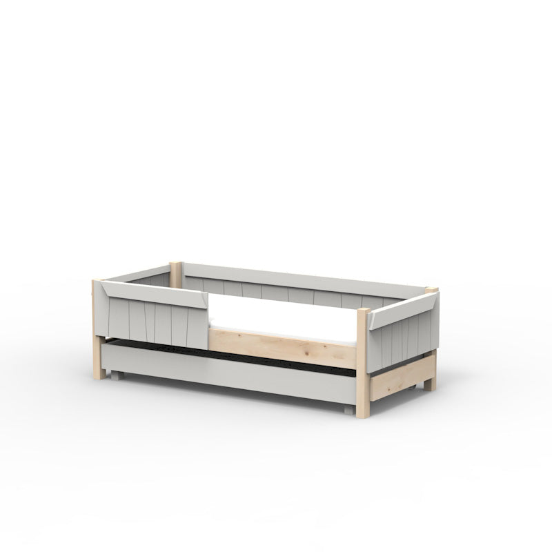 Mathy by Bols 'Star Light Base' Montessori Einzelbett 90x200cm mit Bettschublade - in 26 Farben erhältlich