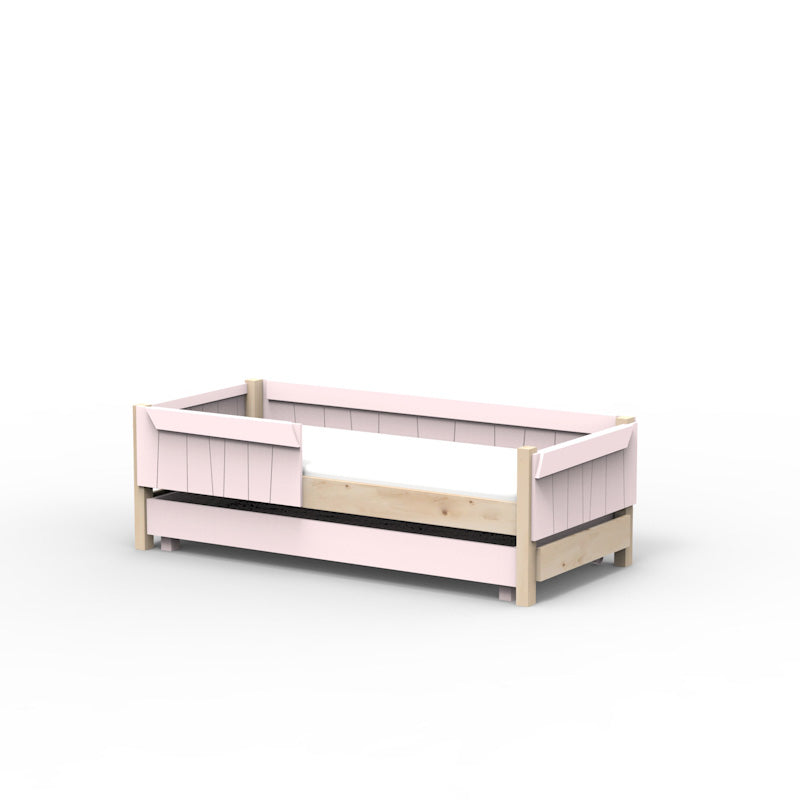 Mathy by Bols 'Star Light Base' Montessori Einzelbett 90x200cm mit Bettschublade - in 26 Farben erhältlich