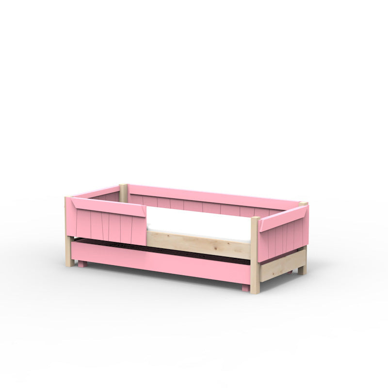 Mathy by Bols 'Star Light Base' Montessori Einzelbett 90x200cm mit Bettschublade - in 26 Farben erhältlich