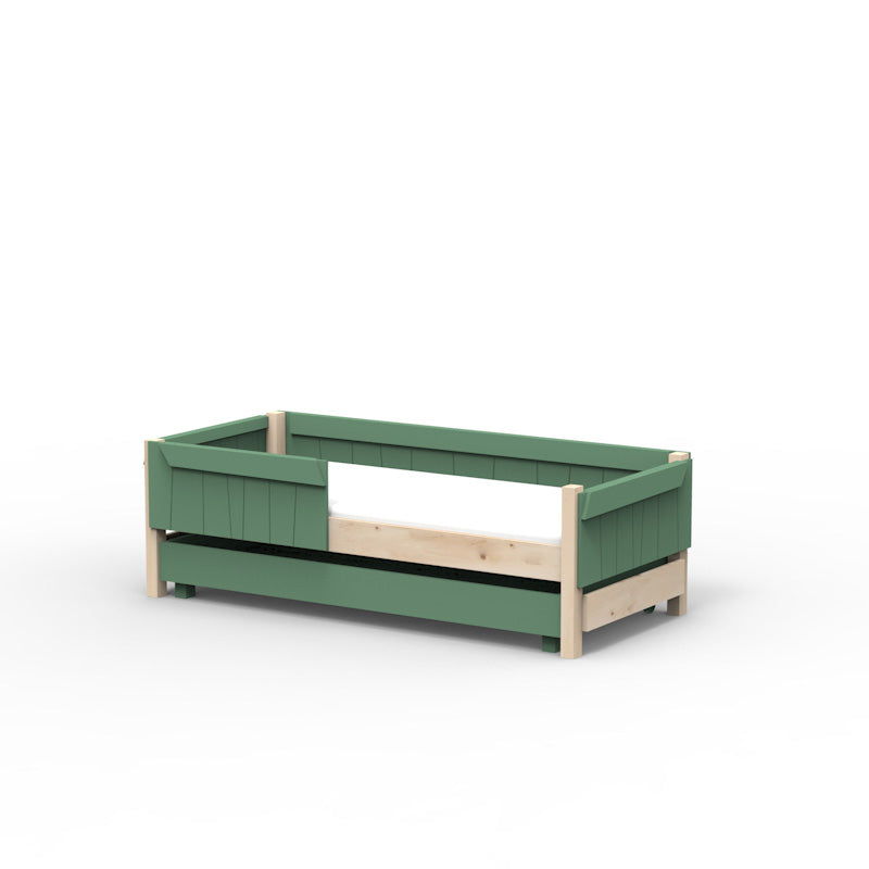 Mathy by Bols 'Star Light Base' Montessori Einzelbett 90x200cm mit Bettschublade - in 26 Farben erhältlich