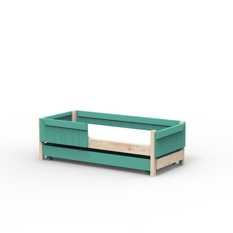 Mathy by Bols 'Star Light Base' Montessori Einzelbett 90x200cm mit Bettschublade - in 26 Farben erhältlich