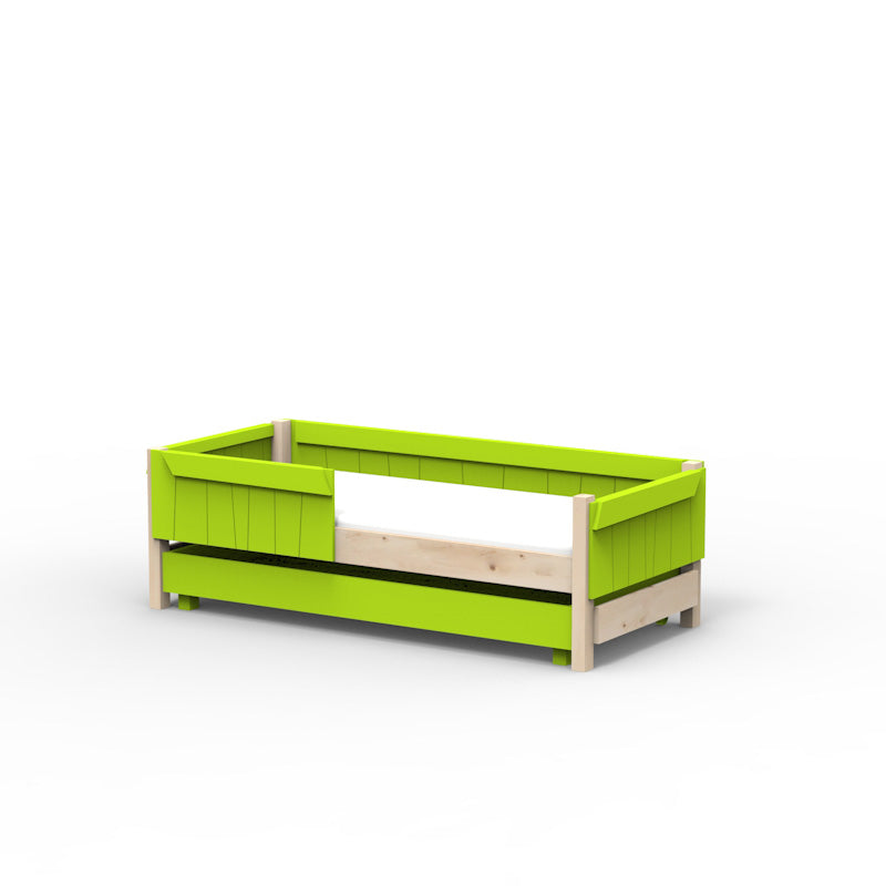 Mathy by Bols 'Star Light Base' Montessori Einzelbett 90x200cm mit Bettschublade - in 26 Farben erhältlich