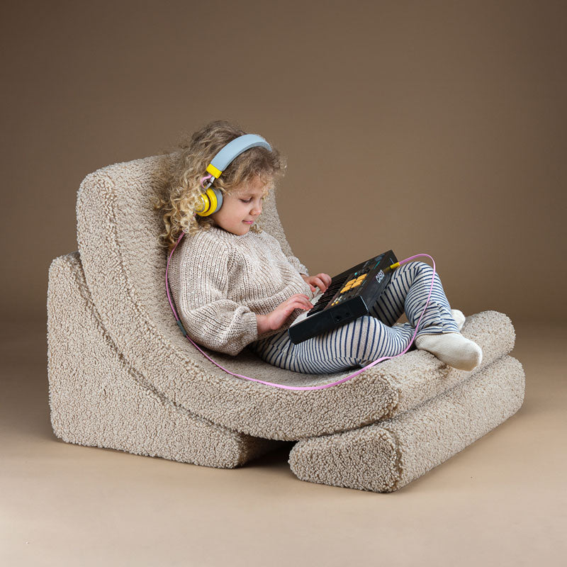 Wigiwama Moon Chair 'Biscuit' 80x65x55cm