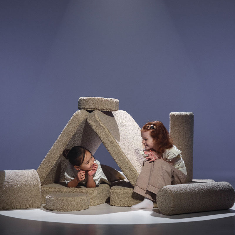 Wigiwama Kindersofa Seetee in biscuit