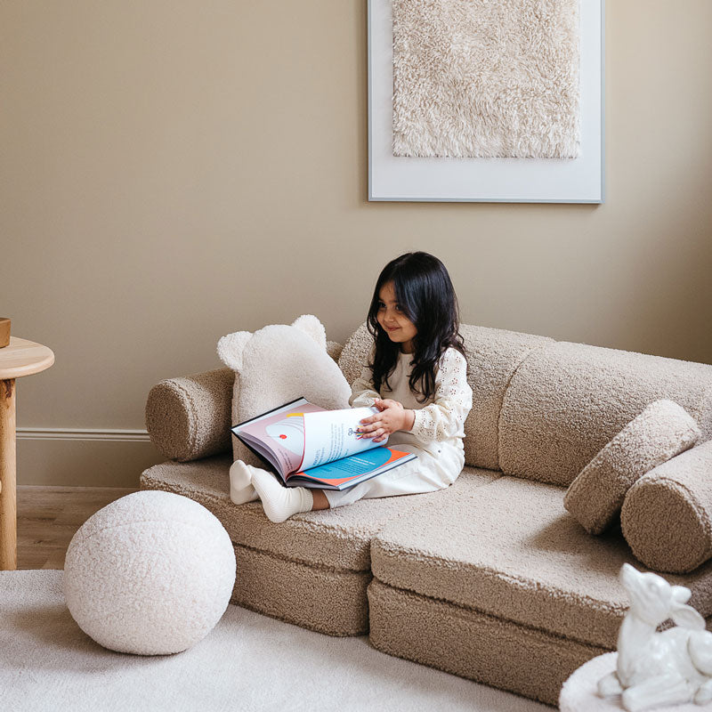 Wigiwama Kindersofa Seetee in biscuit