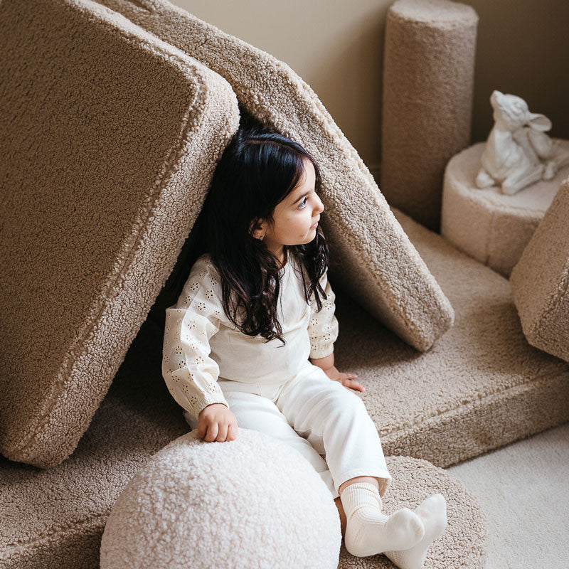 Wigiwama Kindersofa Seetee in biscuit