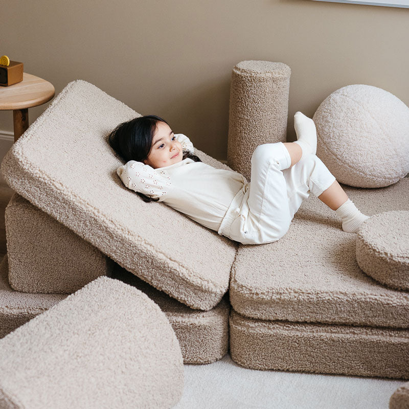 Wigiwama Kindersofa Seetee in biscuit