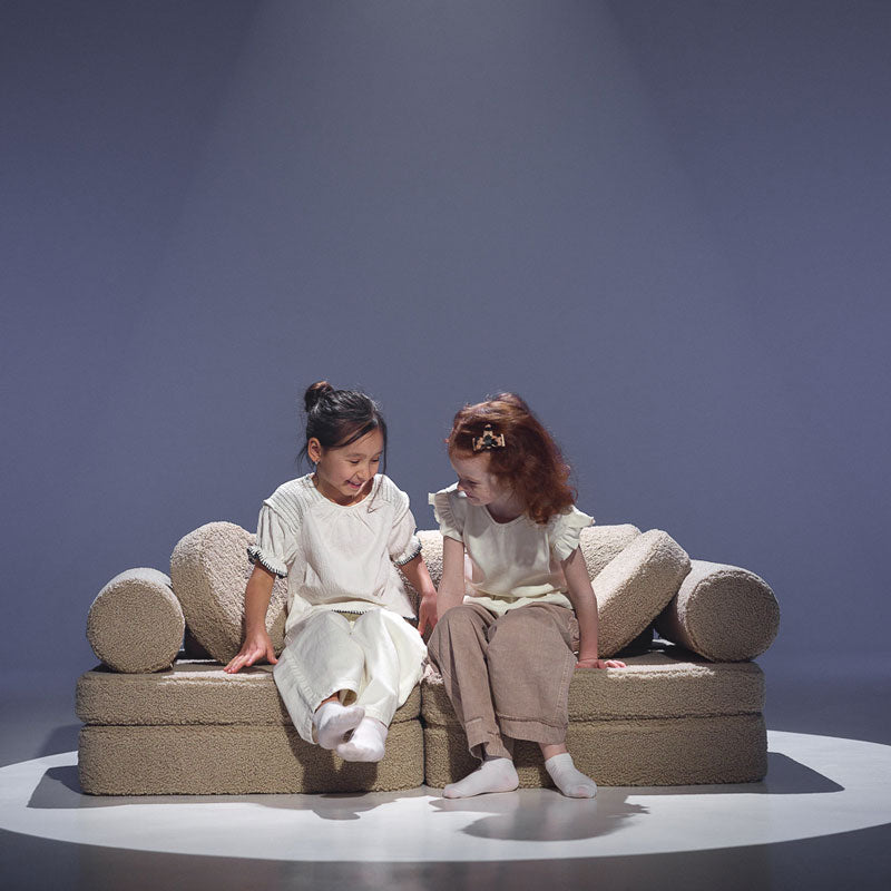 Wigiwama Kindersofa Seetee in biscuit